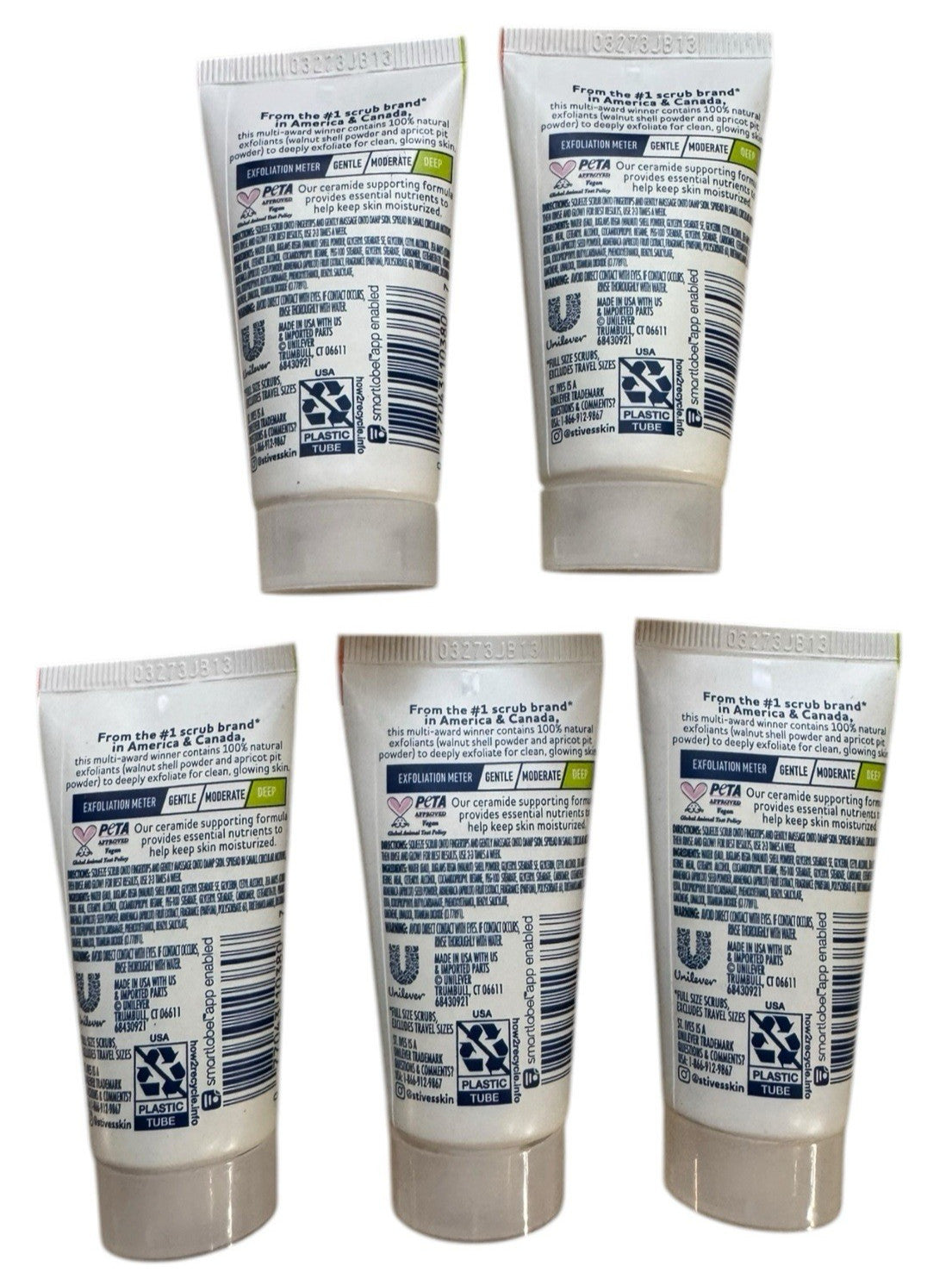 Lot of 5 St. Ives Fresh Skin Apricot Scrub Deep Exfoliator - x 1 oz