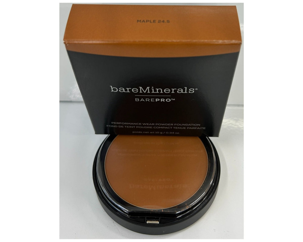 BareMinerals BarePro Powder Foundation 10g / 0.34 oz Maple - Full Coverage, Long-Wear