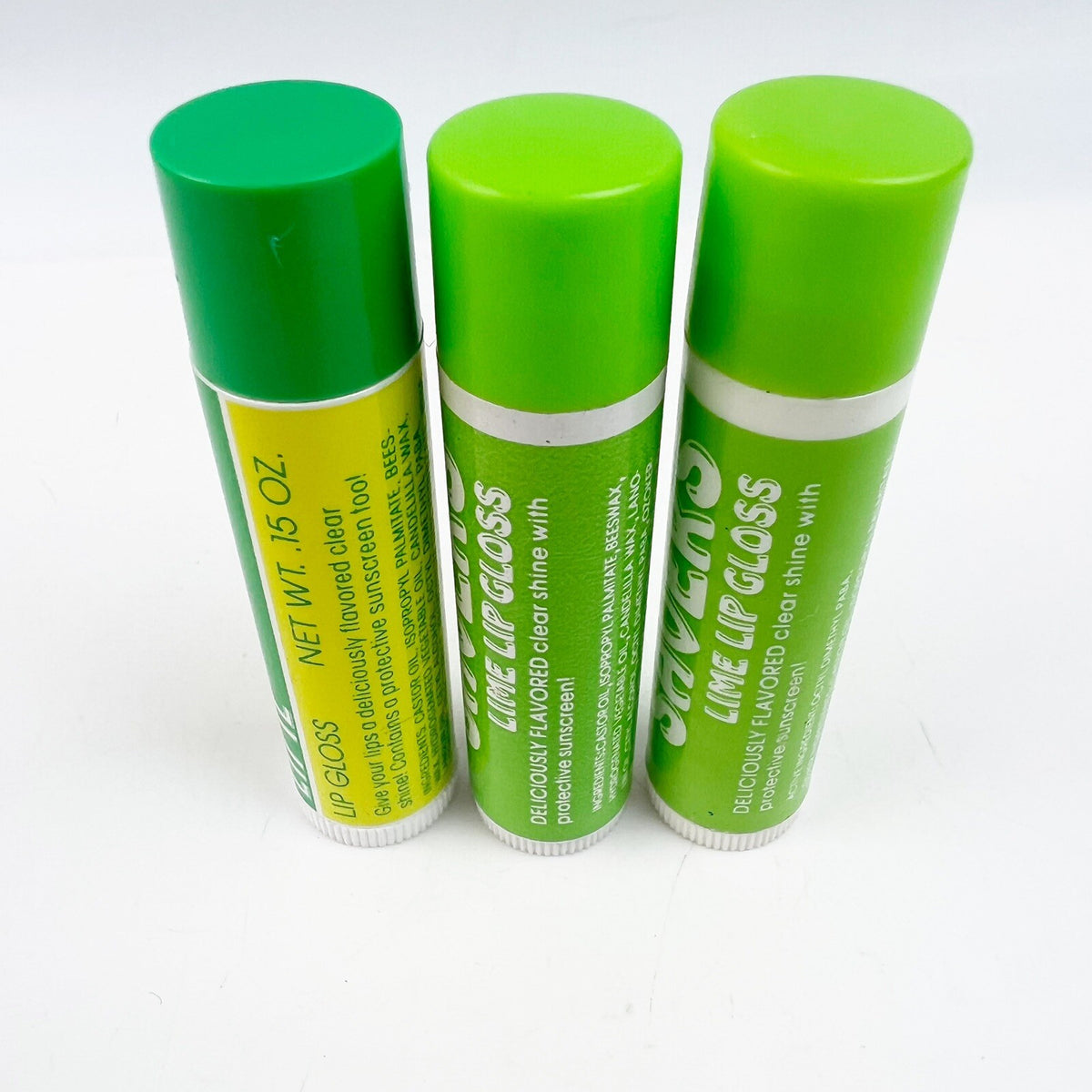 Vintage Avon Lime Lip Gloss Balm Collectible Lip Makeup Prop