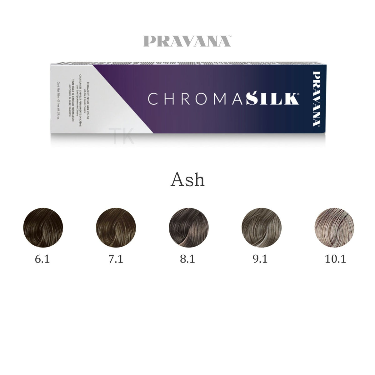 Pravana Chromasilk Permanent Creme Hair Color 3oz