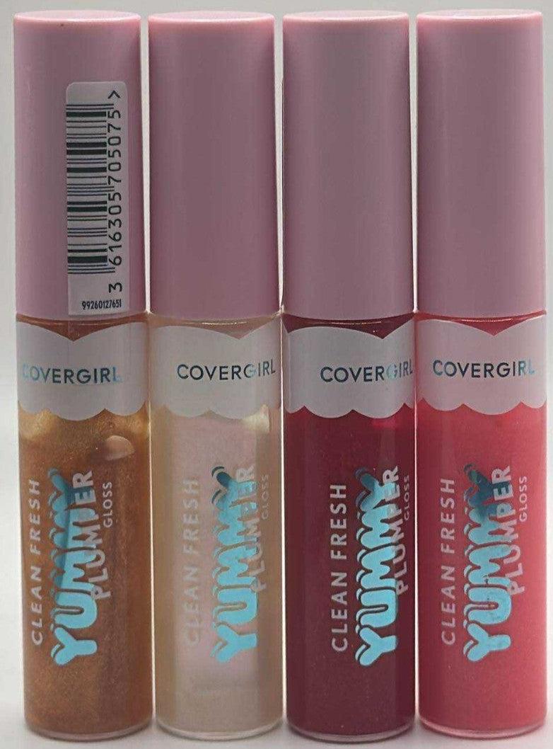 4-Pack Lip Gloss Set - Lip Plumper Glosses with Bright Colors - Sealed