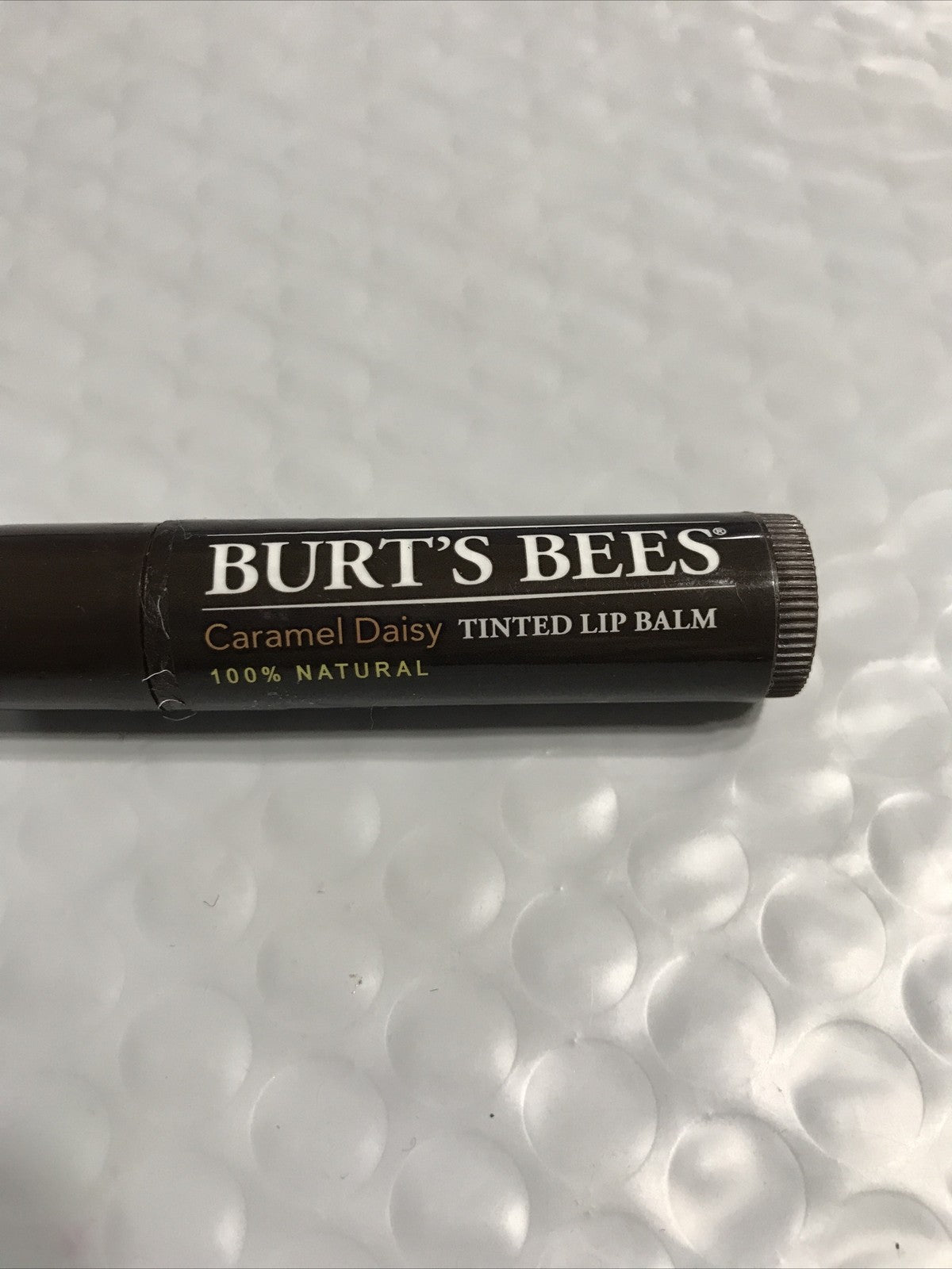 Tinted Lip Balm Caramel Daisy Burt's Bees Unsealed Natural Moisturizer