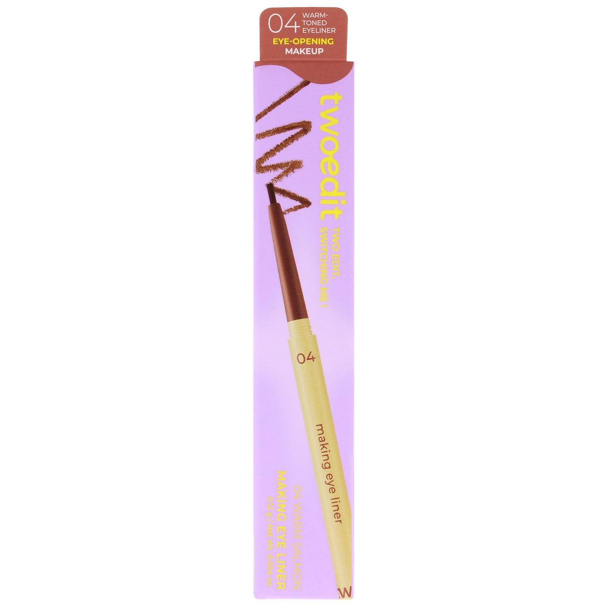 Eyeliner - 04 Warm Salmon, 2 Pack, Waterproof & Smudge-Proof