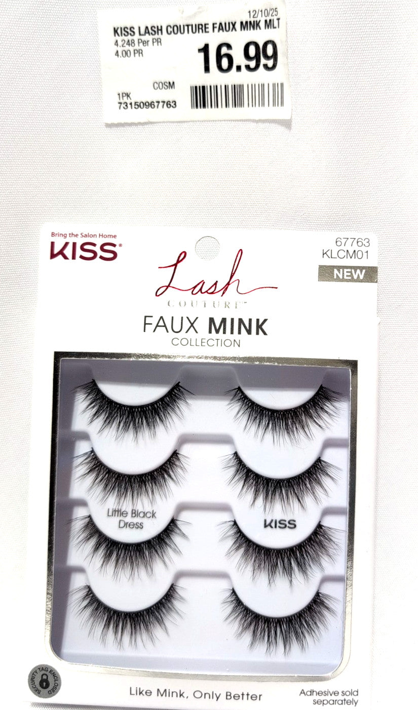 Kiss Faux Mink Lash Couture Little Black Dress False Eyelashes