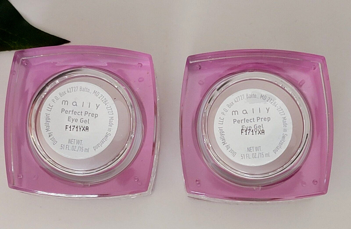 2 Pack Mally Perfect Prep Eye Gel - Hydrating Eye Care 0.5 fl oz