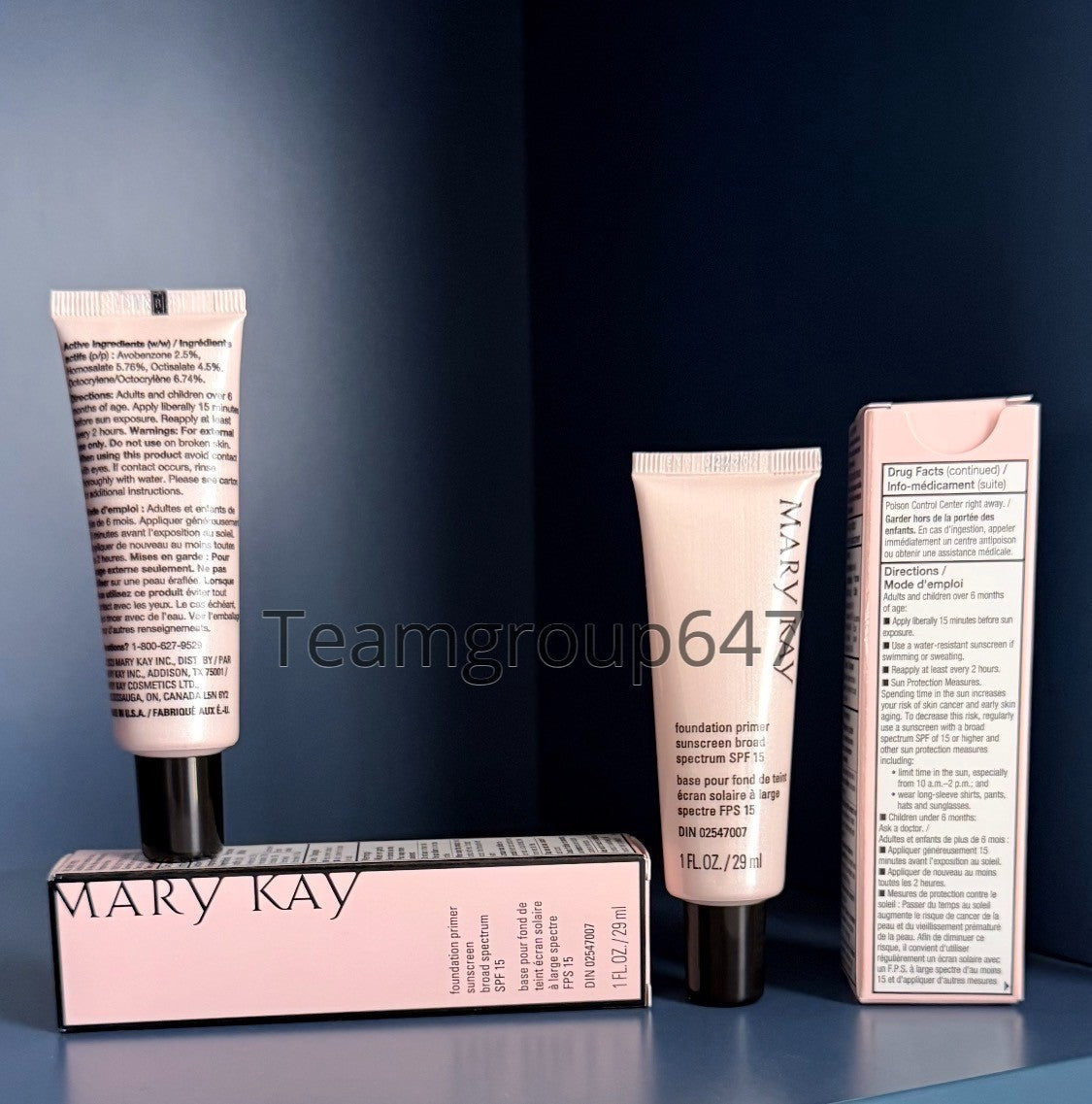 Mary Kay Foundation Primer SPF 15 Broad Spectrum - 2 Pack, Lightweight Makeup Base for Sensitive Skin
