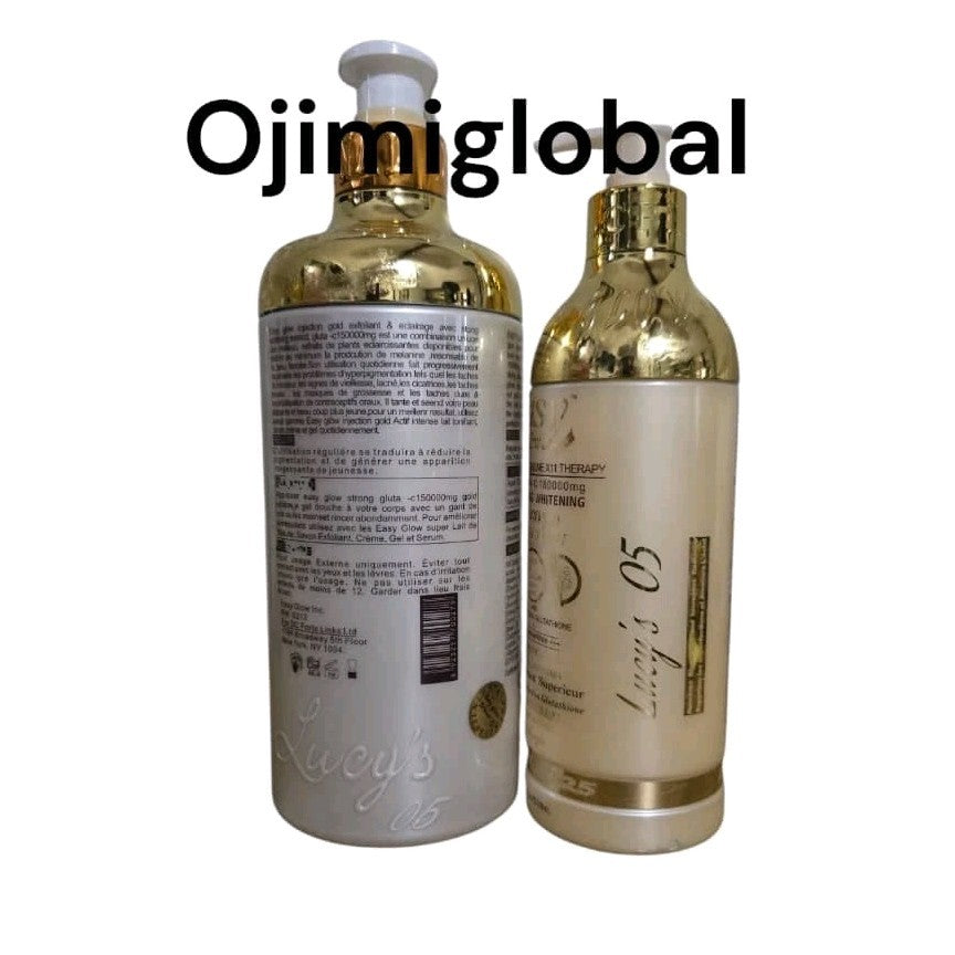 Easy Glow Gold Glutathione Body Lotion & Body Wash Set 1000ml 2-in-1
