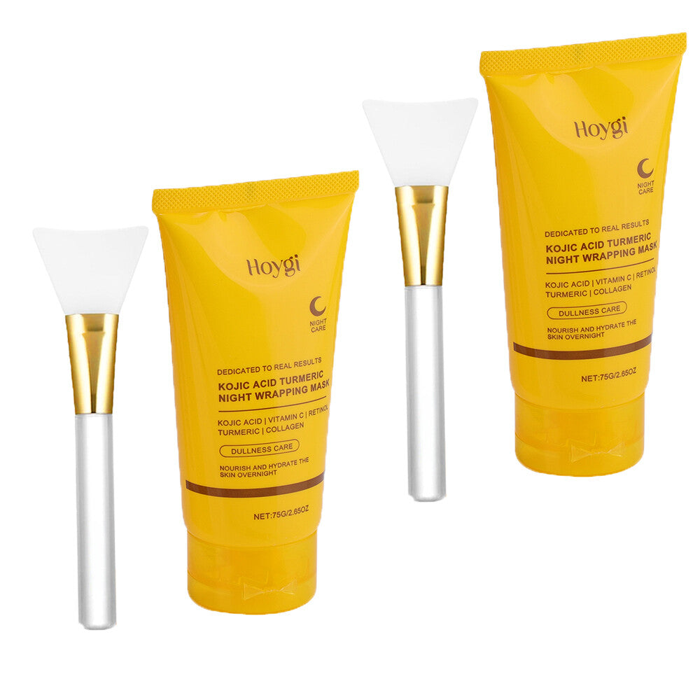 Kojic Acid Turmeric Peel-Off Facial Mask with Brush