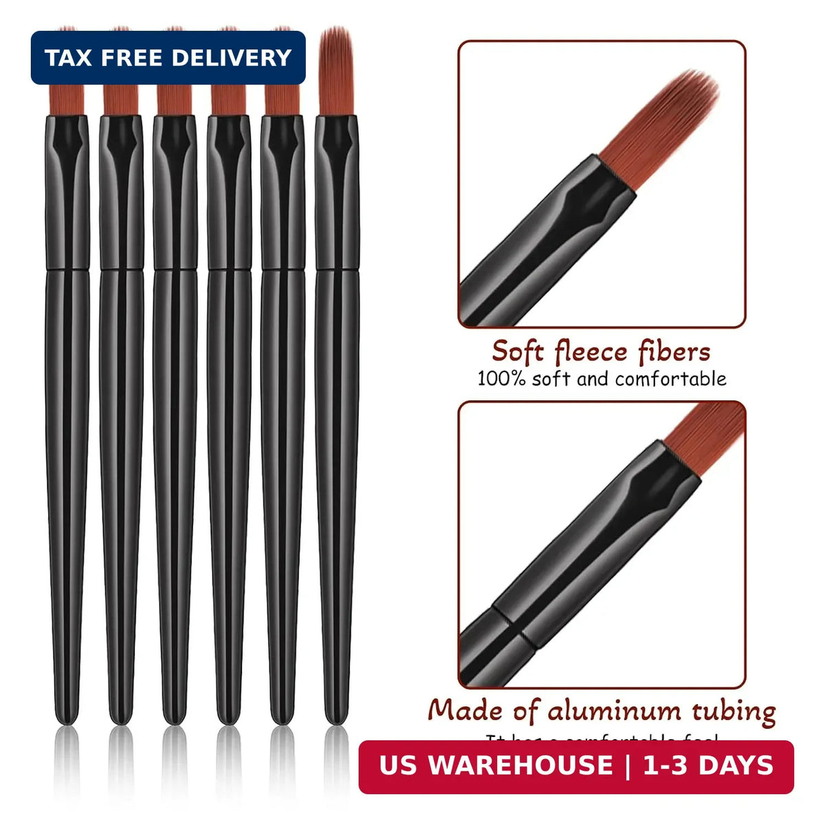Disposable Lip Brushes 120 Pack - Precise Lipstick & Lip Makeup Applicators