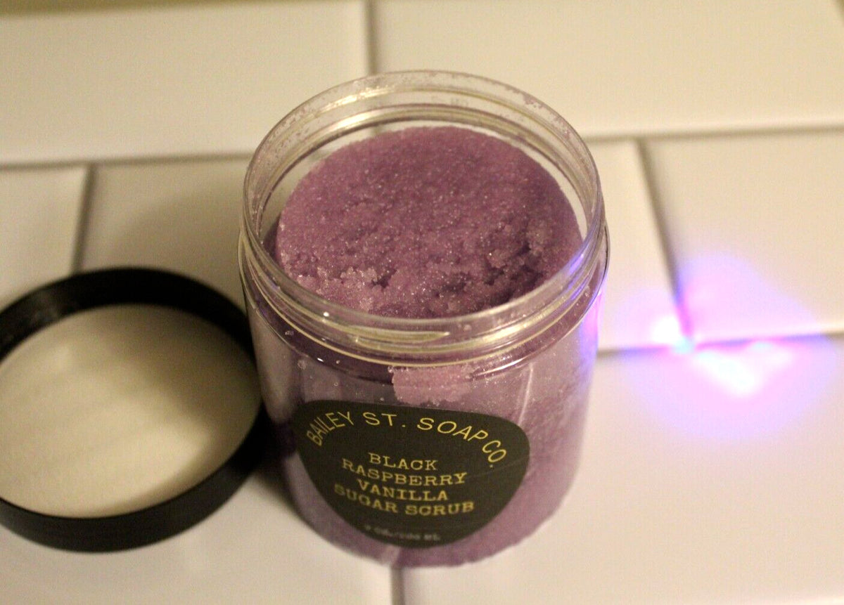 Back Raspberry Vanilla Sugar Scrub 9OZ. Jar-Free Shipping