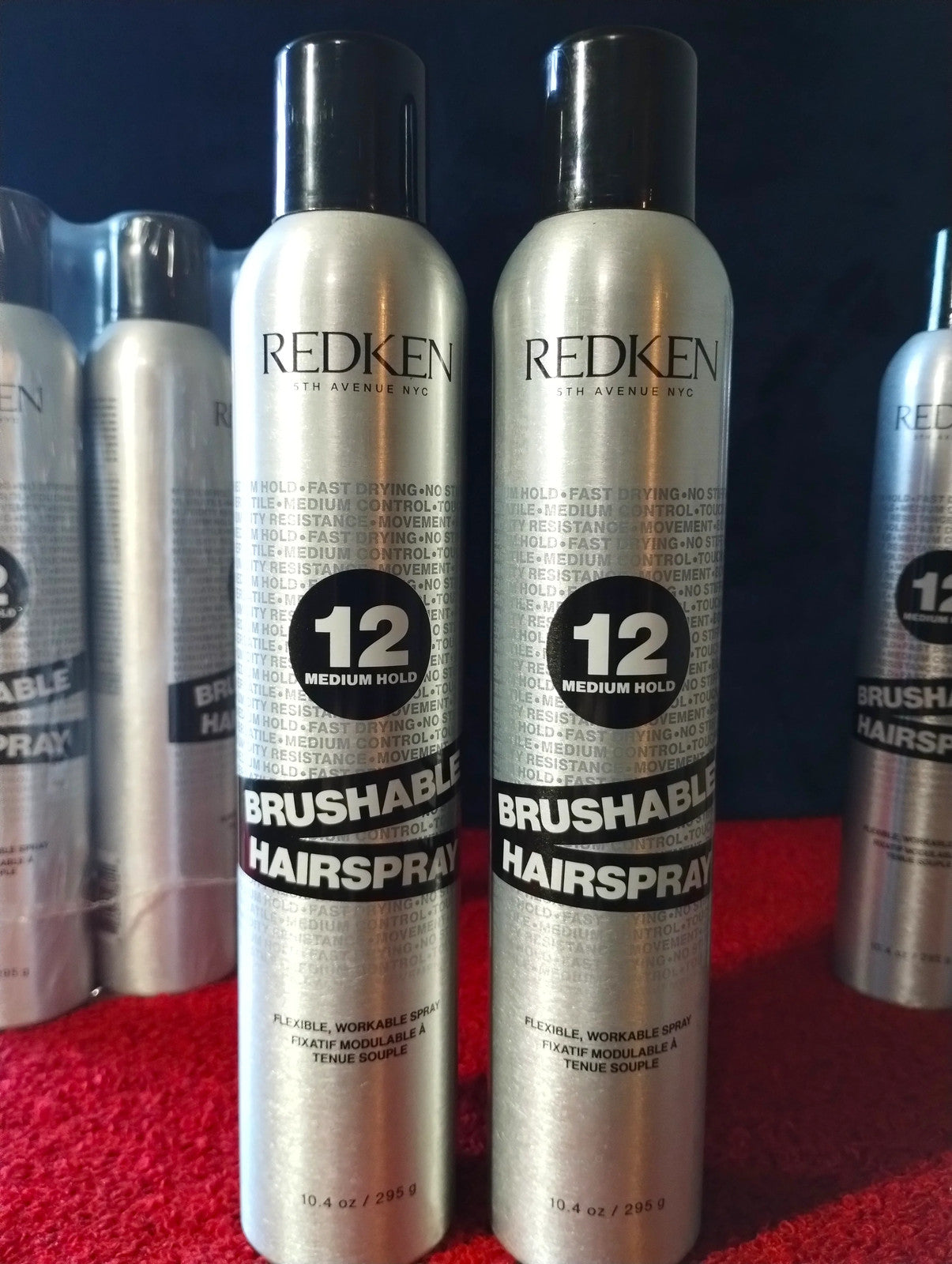 Redken Brushable Hairspray 12 Medium Hold - 2 Pack, Flexible & Shine