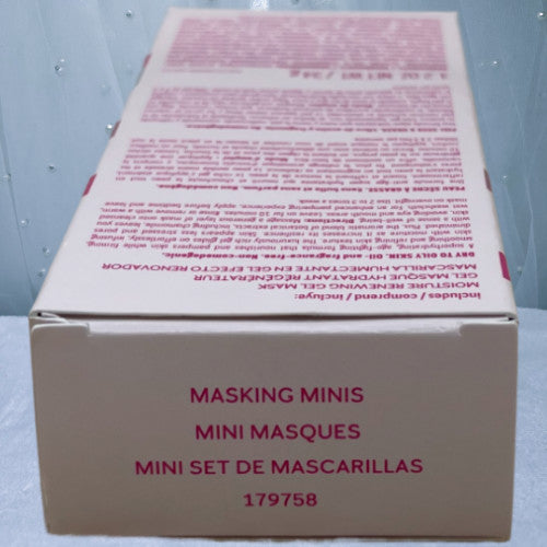 Facial Masks Set of 2 - Moisture Renewing Gel & Deep Cleansing