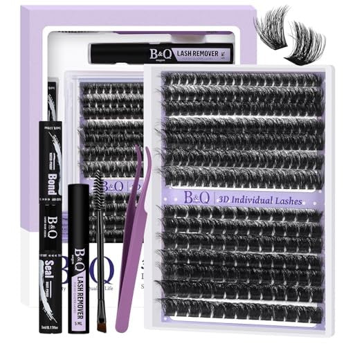 Fluffy Lash Clusters Kit 3D Eyelash Extensions DIY Make Up Set