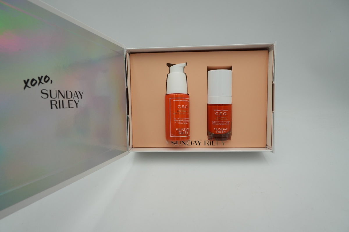 Brightening Vitamin C Serum Set with Travel & Home Sizes - Rejuvenate Skin