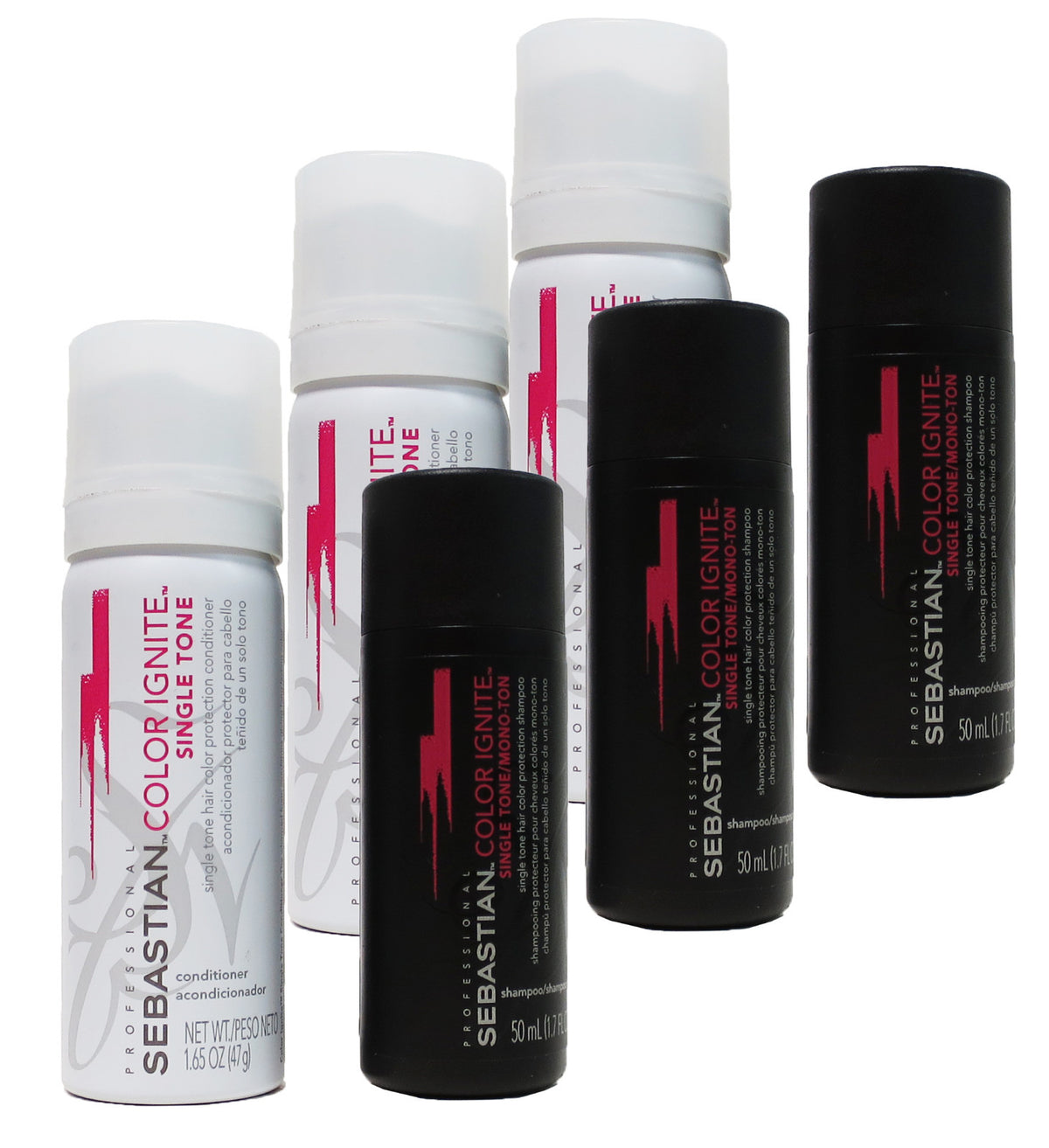 Sebastian Color Ignite Single Tone Shampoo and Conditioner Travel Duo