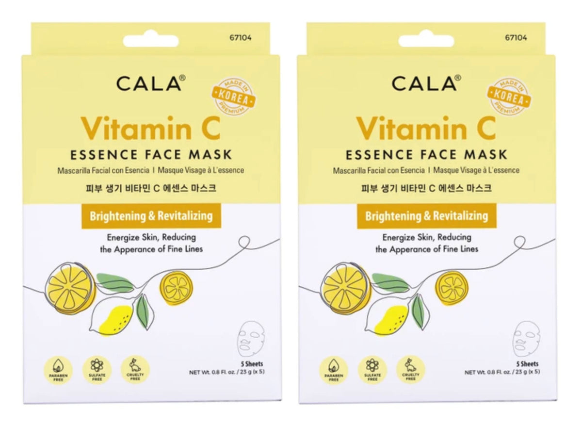 Face Mask Sheets 2 Pack, 10 Sheets Total - Hydrating & Soothing