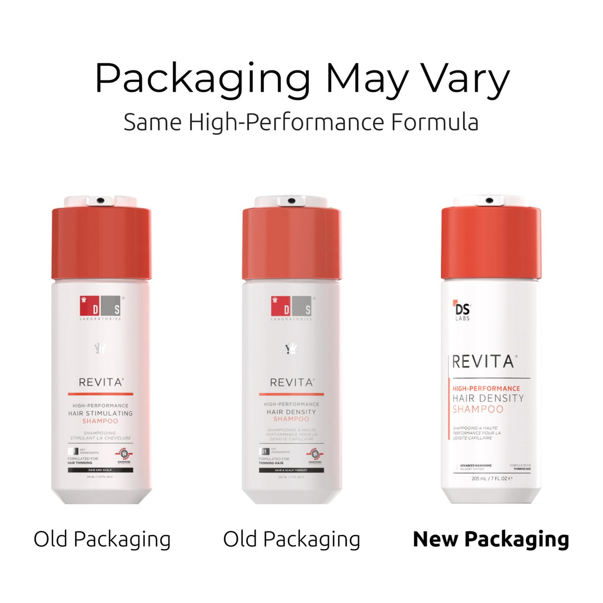 Revita Hair Density Shampoo for Thinning Hair, color safe, 205 mL,