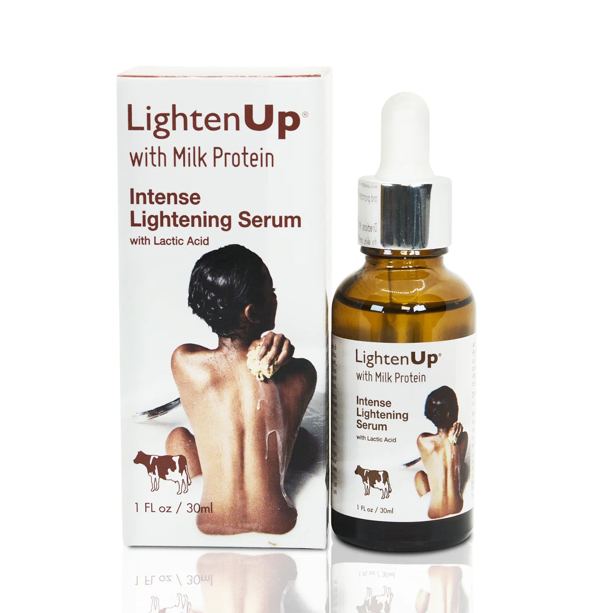 Brightening Serum with Milk Protein and Lactic Acid for Dark Spots & Radiance - 1 oz