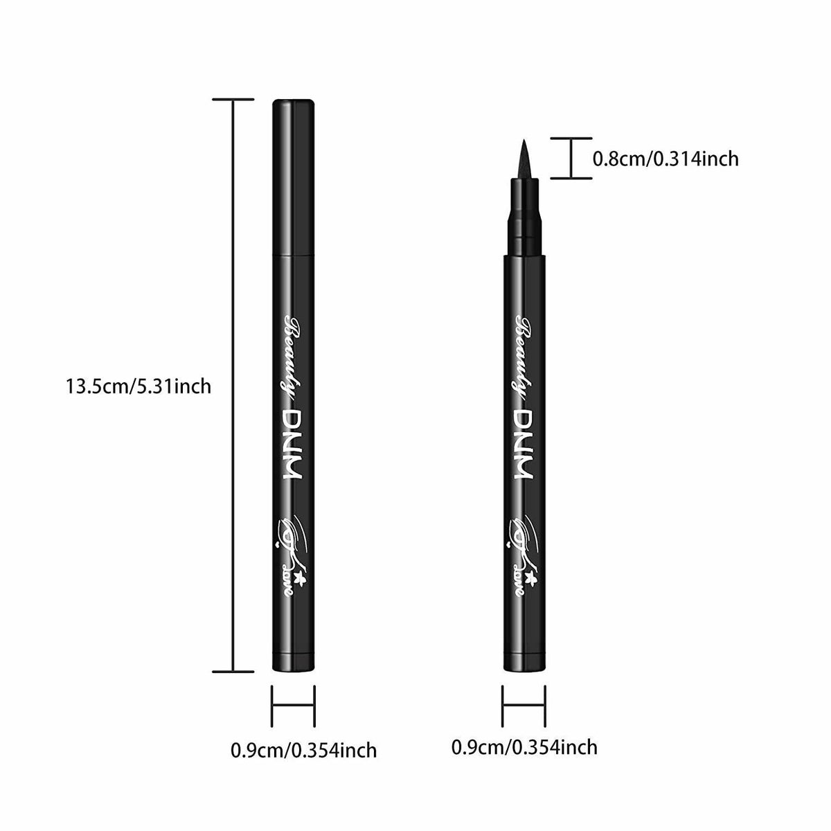 12 Colors Liquid Eyeliner Pen Set Waterproof Smudge-Proof Matte Makeup