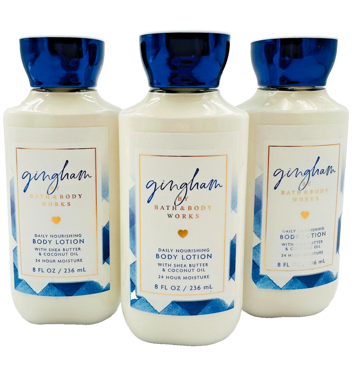 Gingham Daily Body Lotion - 3 Pack, 8 oz Each