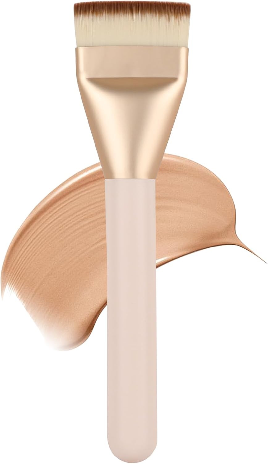 Flat Foundation Brush for Liquid Makeup - Precise Spatula Face Brush