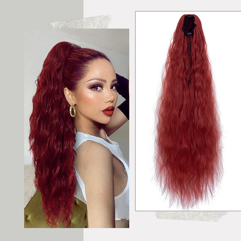200g Thick Large Drawstring Ponytail Clip-In Hair Extension for Full Head