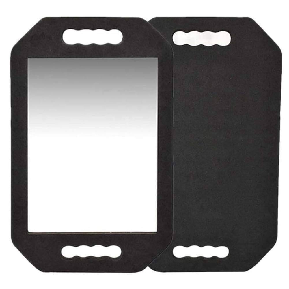 Large Handheld Barber Mirror 16x10 Inch Hair Styling Tool with Handle