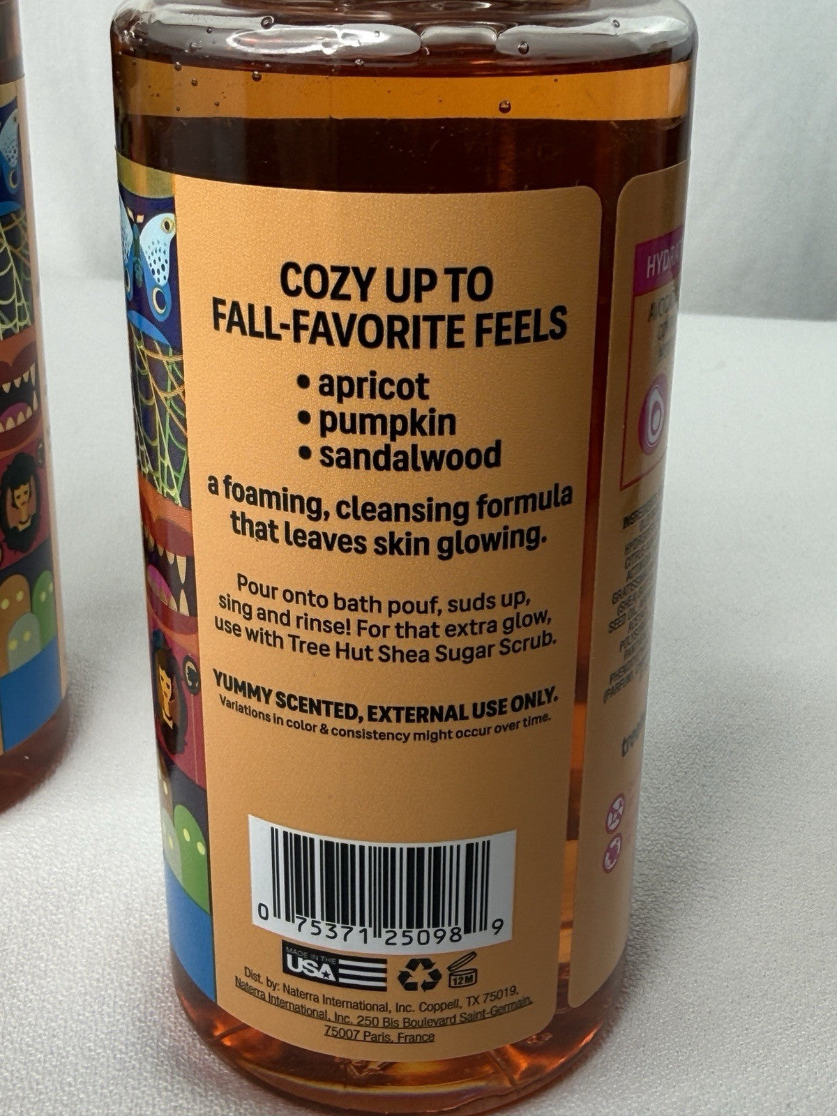 2 PC Tree Hut Sweet Punkin Foaming Gel Wash 18 Oz Ea. New & Sealed
