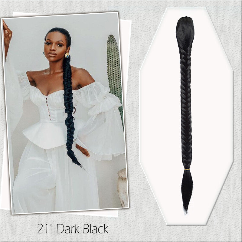 Fake Ponytail Clip-In Hair Extension Thick Natural Look 14 Inches