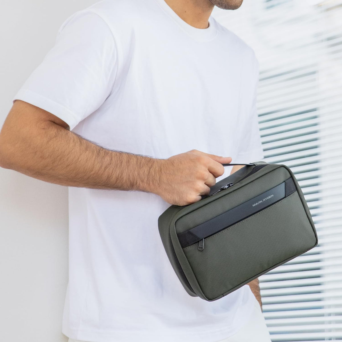 Waterproof Travel Toiletry Bag for Men Organizer Dopp Kit with Multiple Compartments