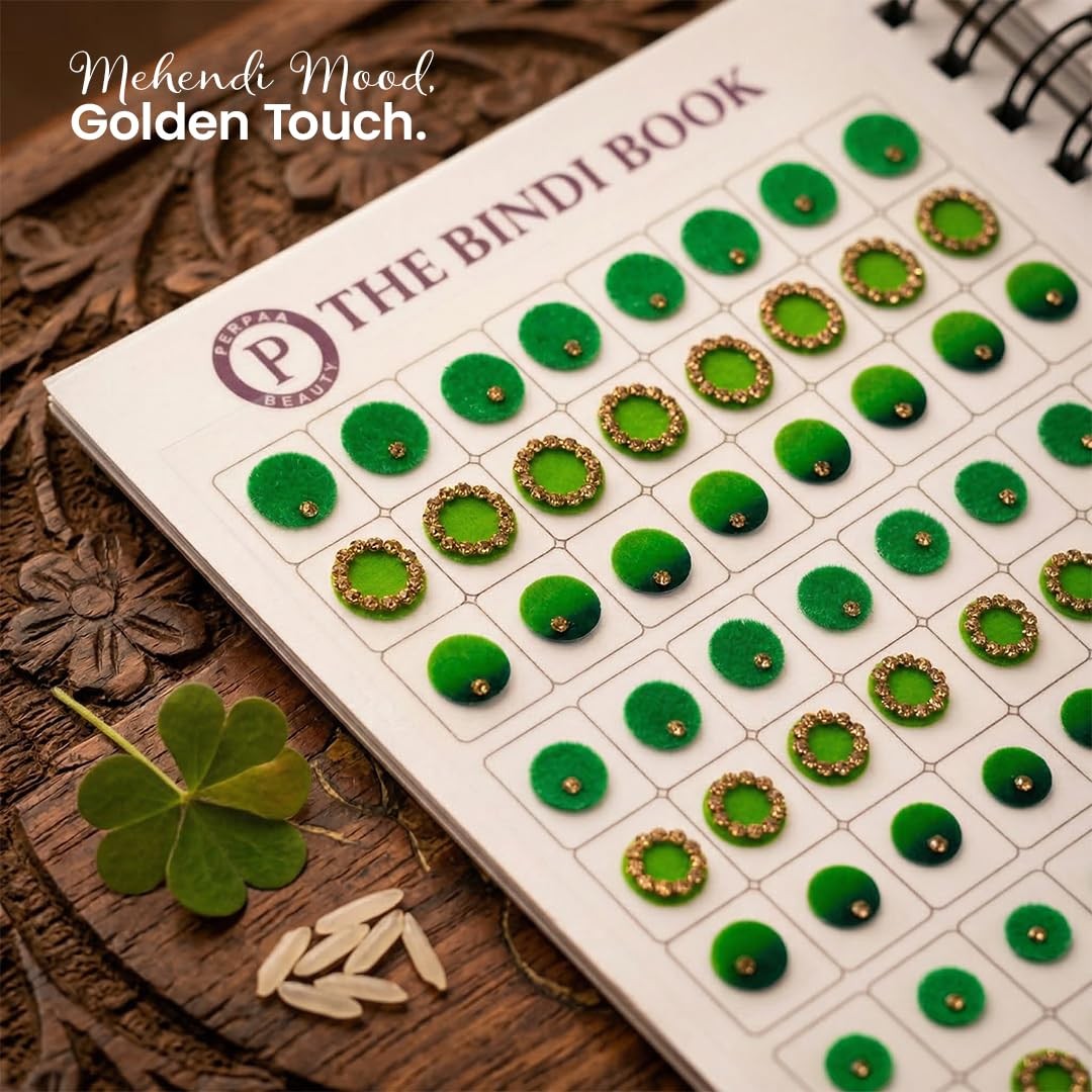 Multicolor Self-Adhesive Bindi Book for Women - Reusable Fashion Accessories