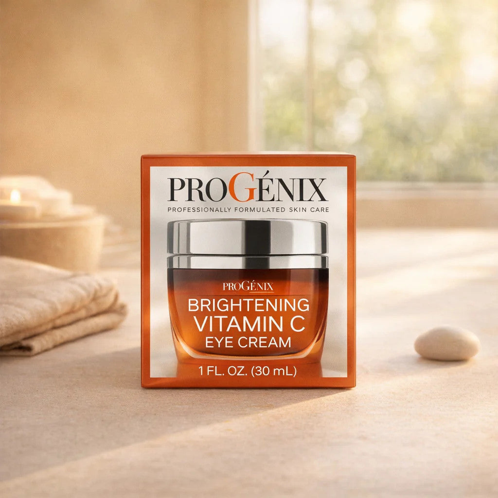 Vitamin C Brightening Eye Cream with Hyaluronic Acid & Peptides – 1 fl oz