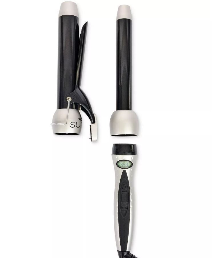 Hair Curling Iron Set with Interchangeable Tourmaline Ceramic Barrels
