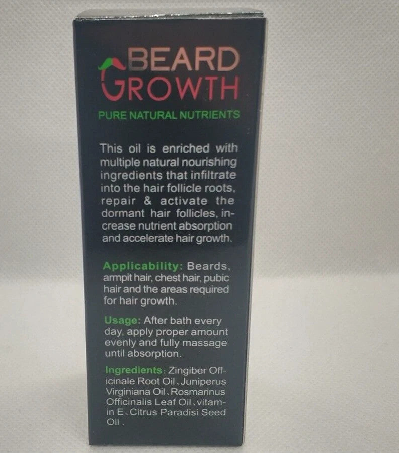 Men's Beard & Moustache Oil - Hydrating Natural Facial Care