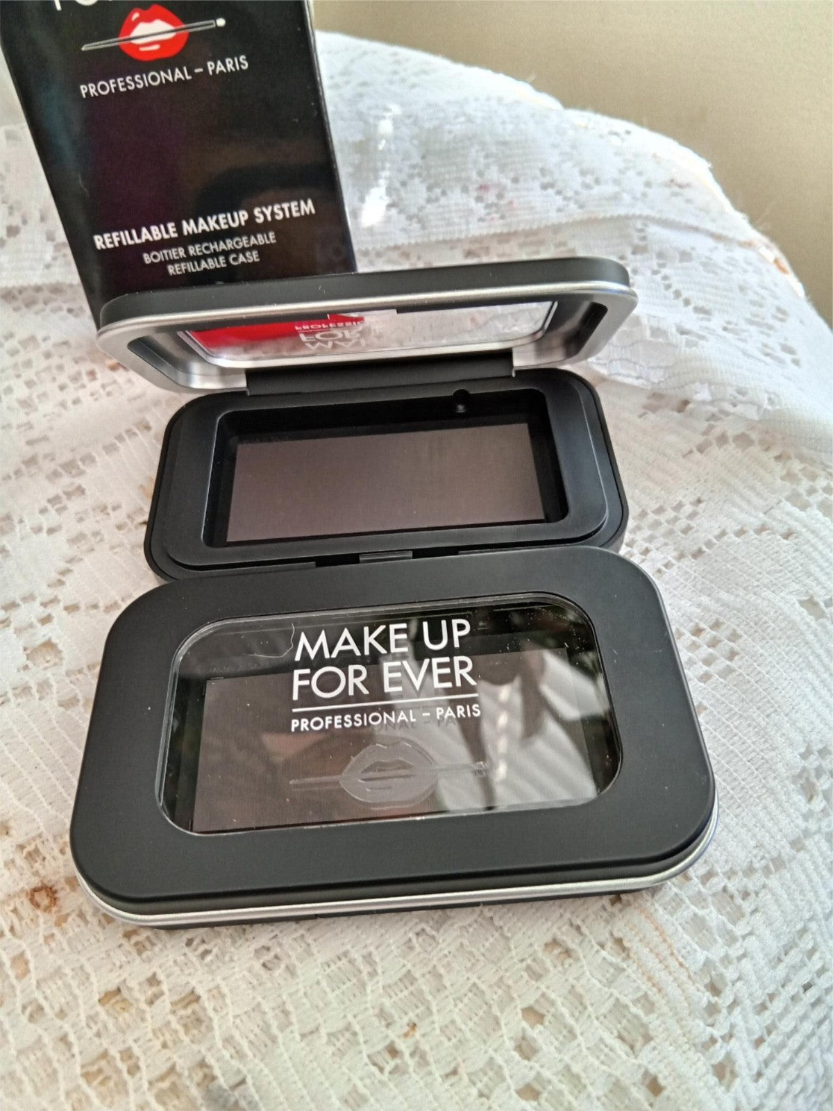 Refillable Makeup System Empty Cases Size S - Makeup Forever Lot of 2