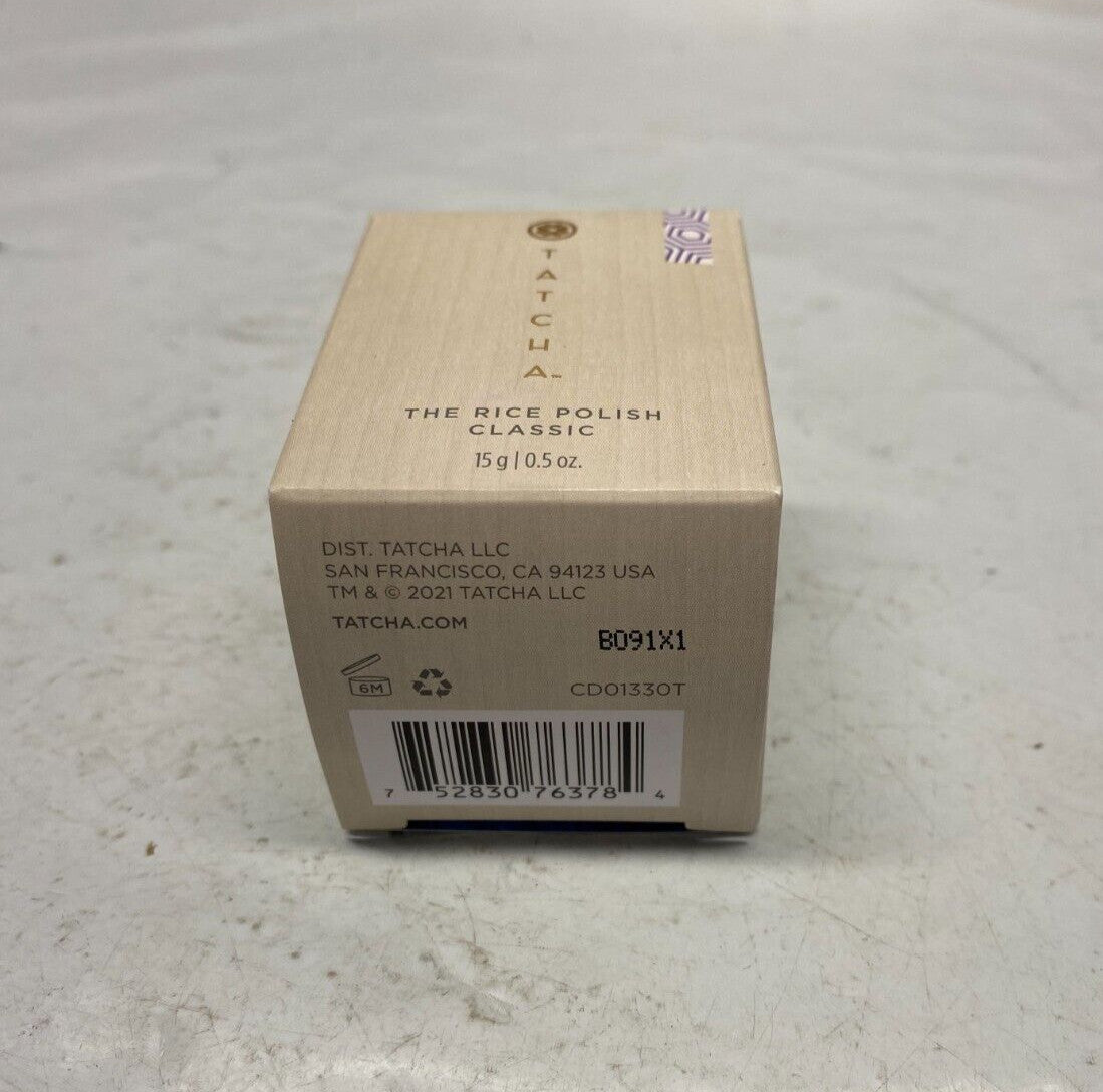 Tatcha The Rice Polish Classic, 0.5 oz- NEW IN BOX