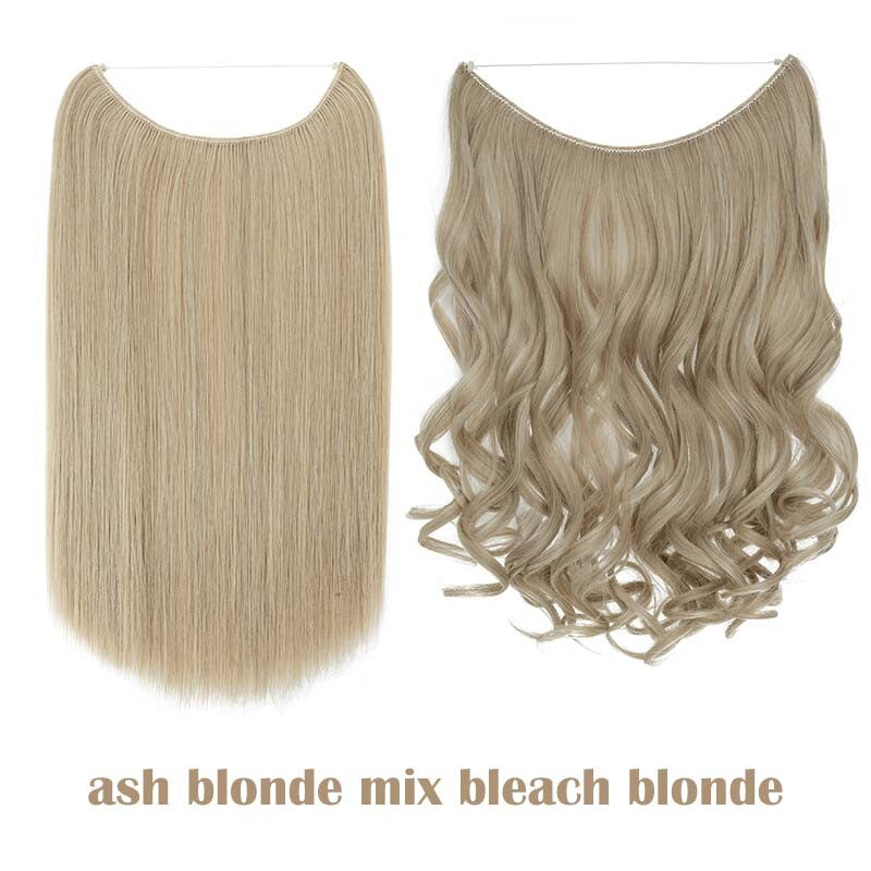 Hair Extensions with Elastic Band & Miracle Ring - Thick, Real Hair