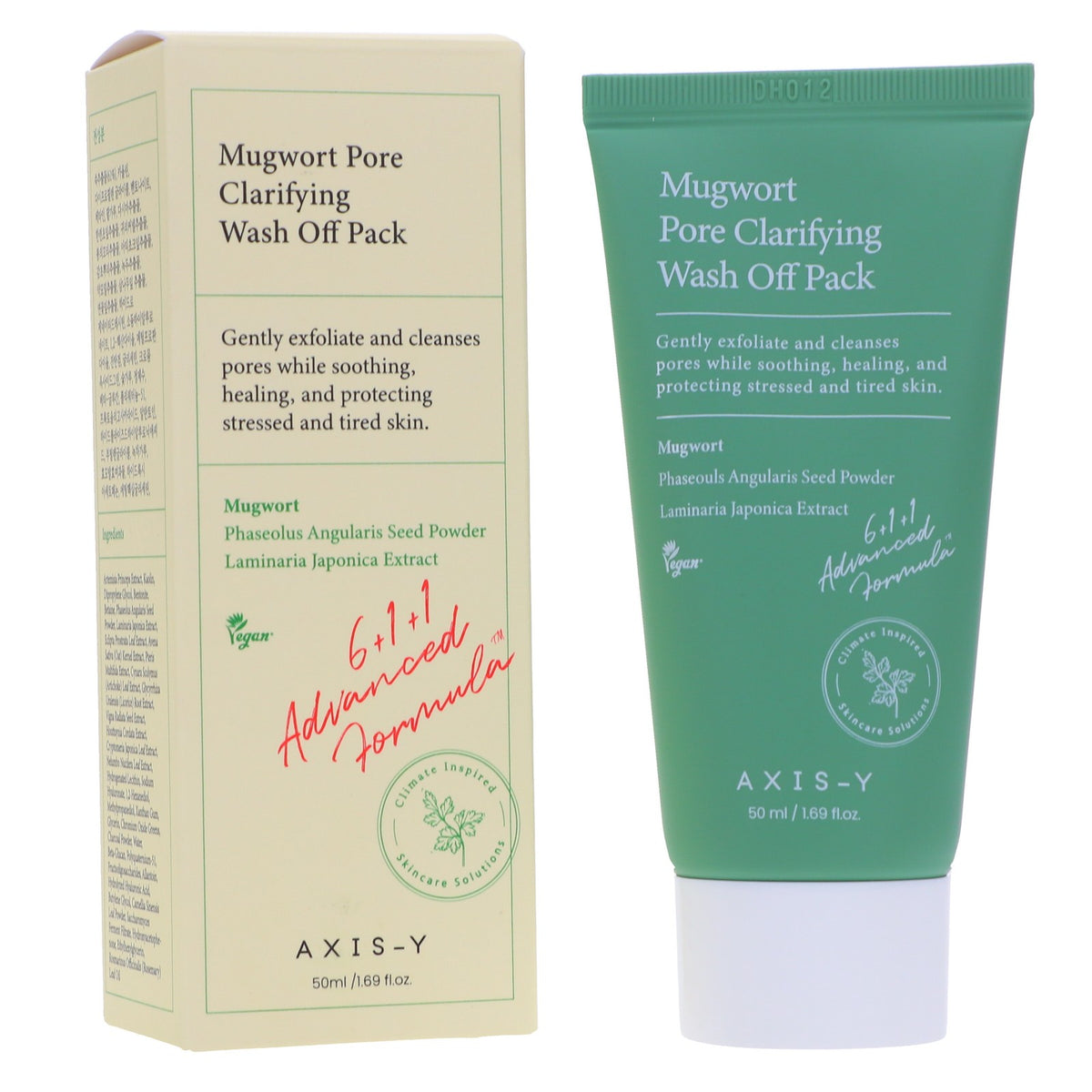 Pore Clarifying Wash Off Clay Mask with Mugwort - 1.69 oz
