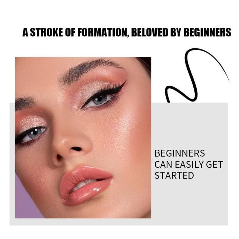 Long Lasting Eyeliner Pen - Waterproof, Smudge-Proof, Precise Black
