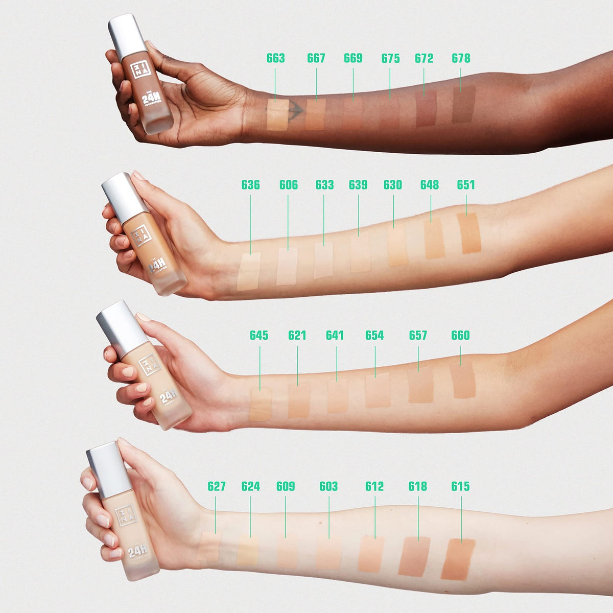 Long-Wear Matte Foundation with Buildable Coverage – 24H Waterproof Liquid