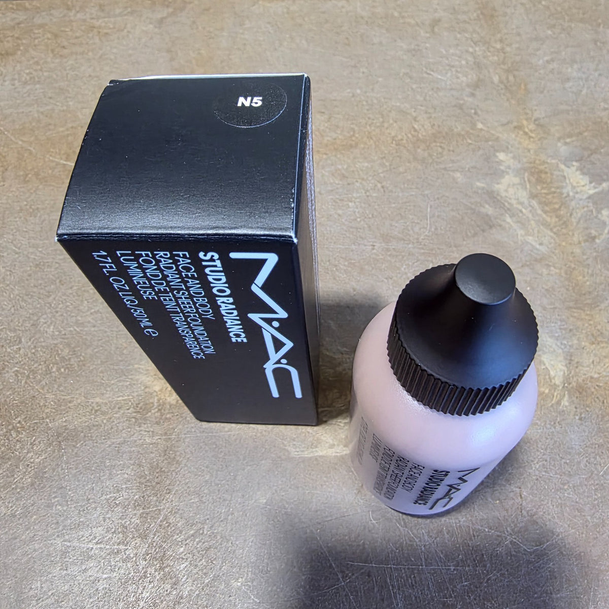 MAC Radiance Face and Body Sheer Foundation 1.7 Oz N5 - Radiant Makeup
