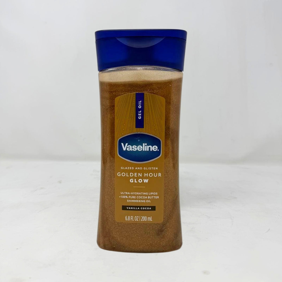 Vaseline Golden Hour Glow Shimmering Gel Oil 3 Pack - Vanilla Cocoa, 6.8oz