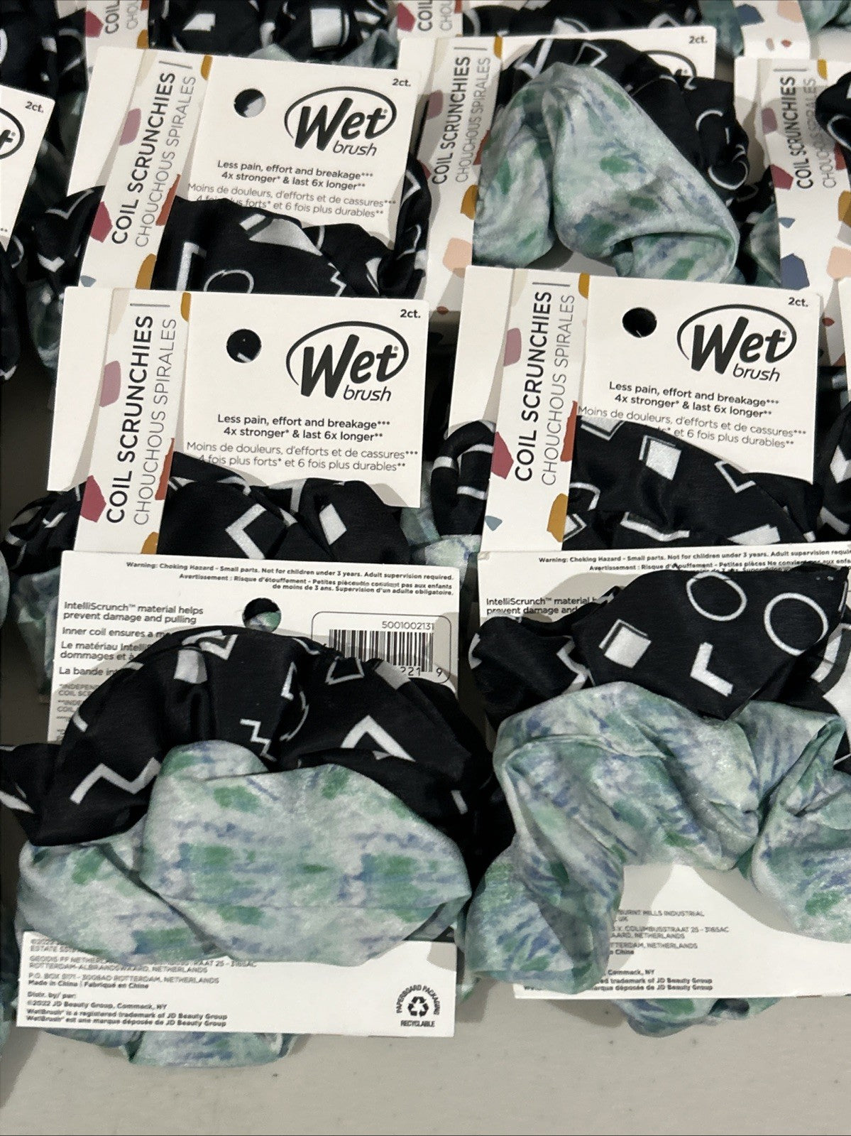 Set of 20 Coil Scrunchies Hair Accessories for Women and Girls - New