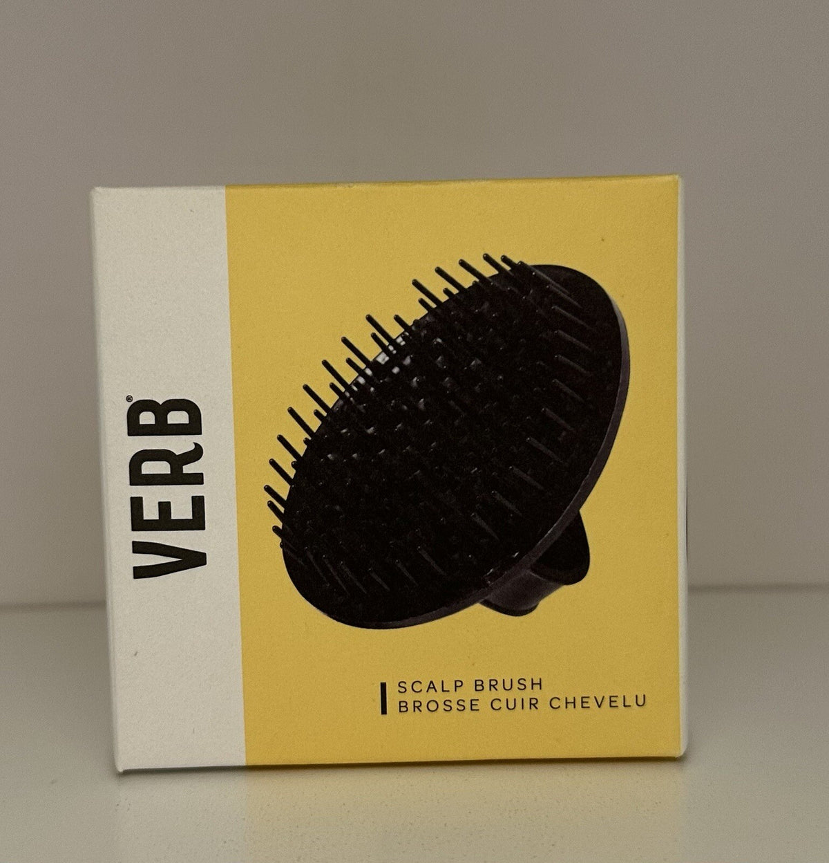 Verb Hair Care Scalp Brush - Black, Gentle Scalp Exfoliation Tool