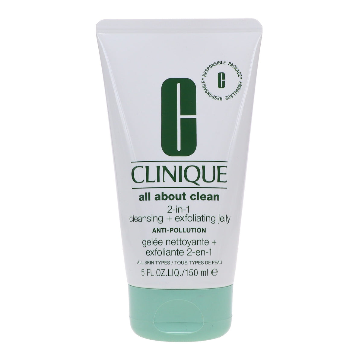 Clinique All About Clean 2-in-1 Cleansing Exfoliating Jelly 5 oz - Facial Skin Care