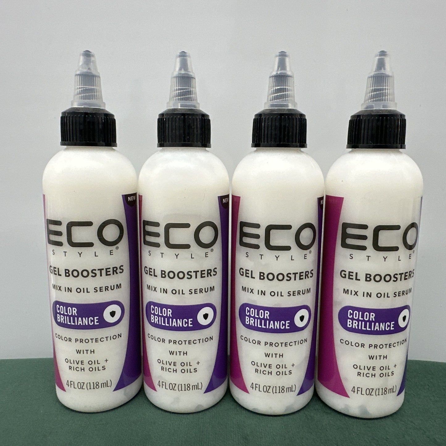 Color Protect Oil Serum - Eco Style Color Brilliance Boosters Pack of 4