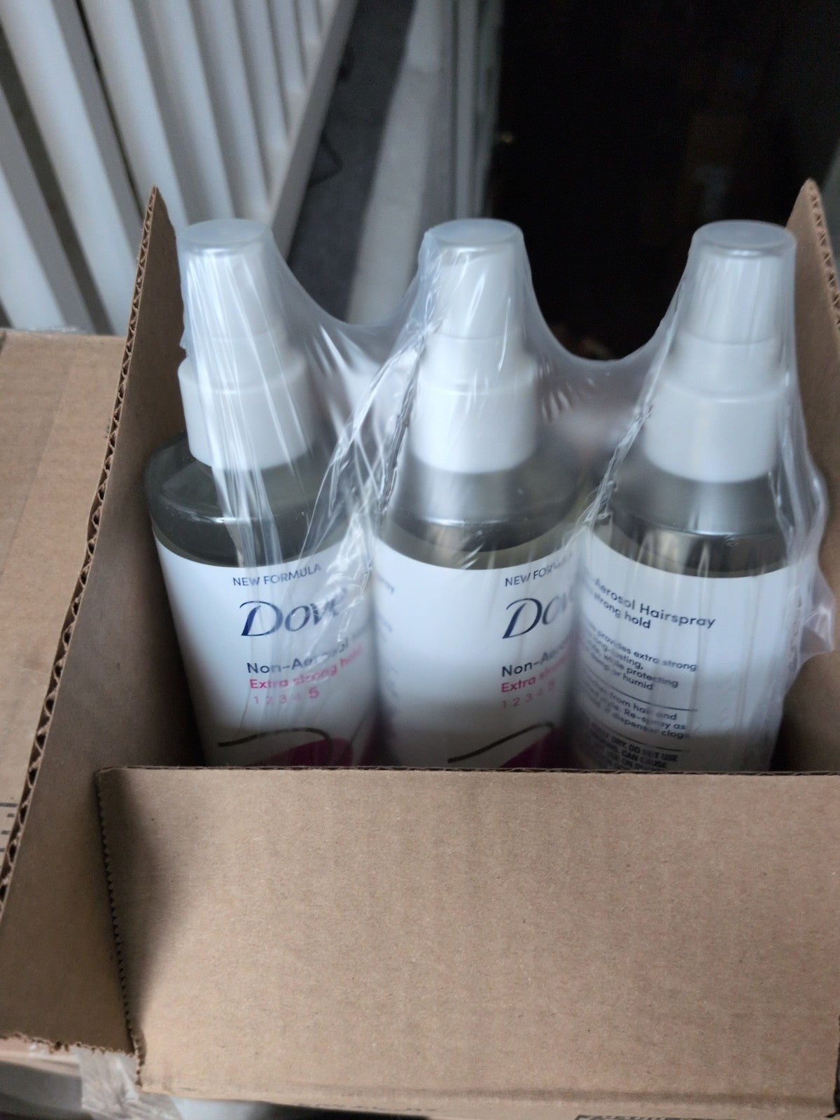 Dove Non-Aerosol Hairspray Extra Strong Hold Gloss & Control 27.75 oz - 3 Pack
