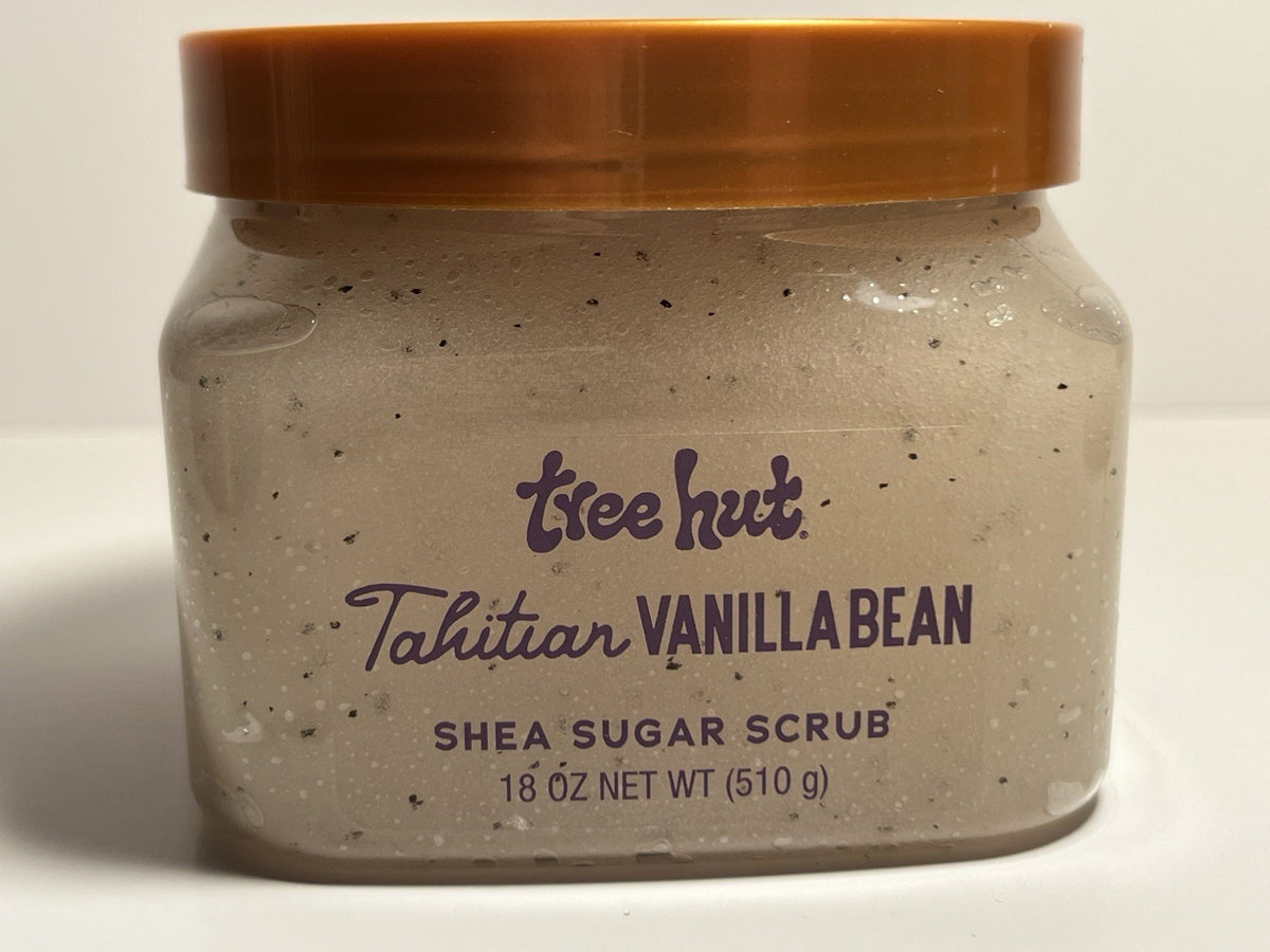 Tree Hut Tahitian Vanilla Bean Shea Sugar Body Scrub 18 oz