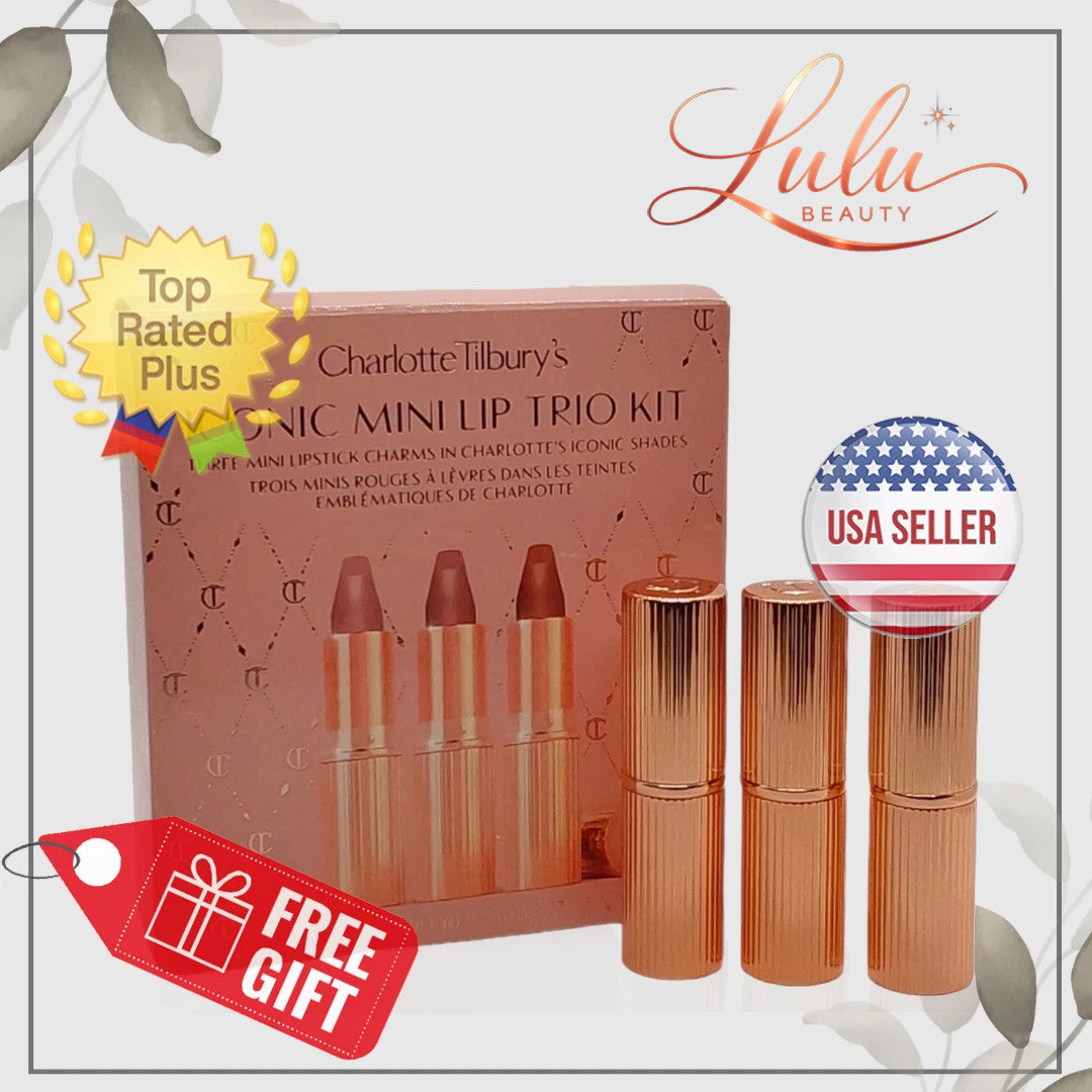 Charlotte Tilbury Mini Lipstick Set - 3 Matte Revolution Lipsticks