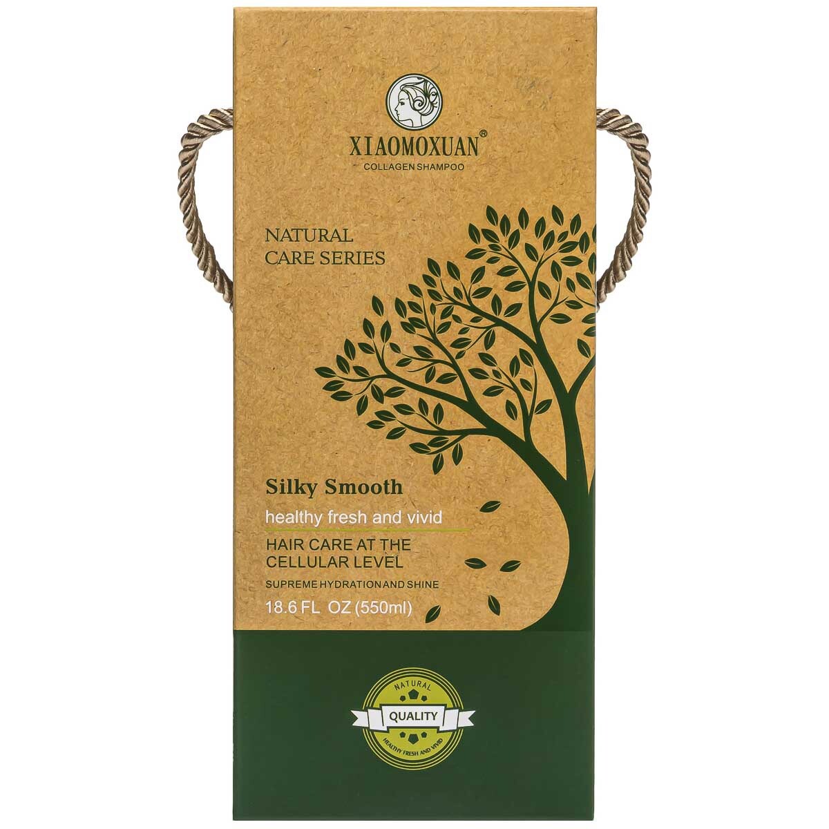 Organic Collagen Hair Shampoo for Damaged, Dry, and Frizzy Hair 18oz